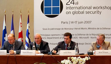 Bulgarian Defense Minister Dr. Vesselin Bliznakov with Black Sea panel